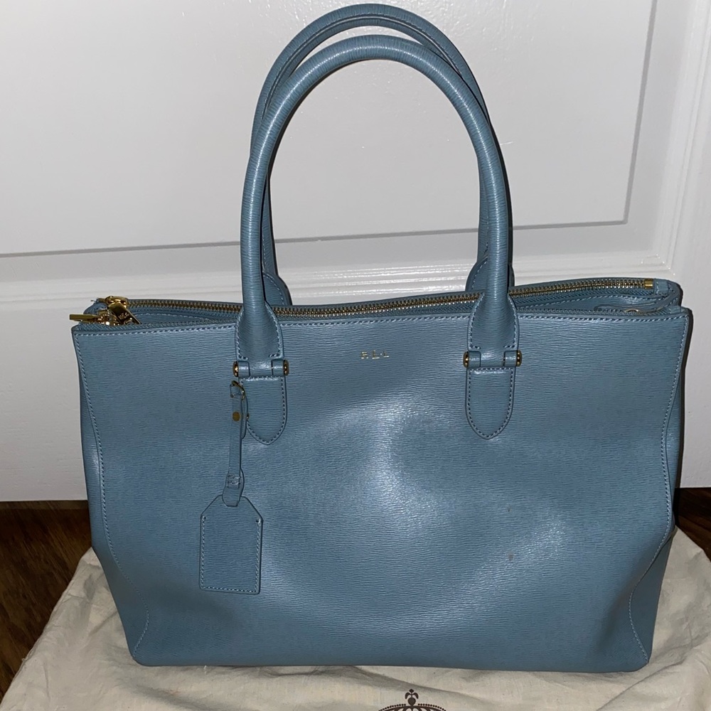 Lauren Ralph Lauren DOUBLE ZIP SATCHEL
